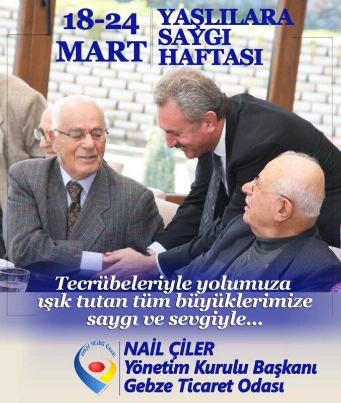 18-24 Mart Yaşlılara Saygı Haftası Kutlu Olsun