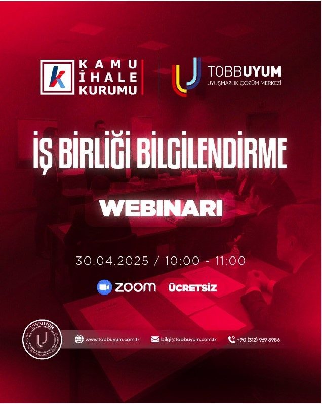 Kamu İhale Kurumu ile TOBBUYUM Bilgilendirme Webinarı Hakkında