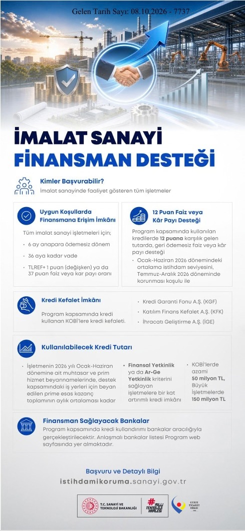 İmalat Sanayi İstihdamı Koruma Programı