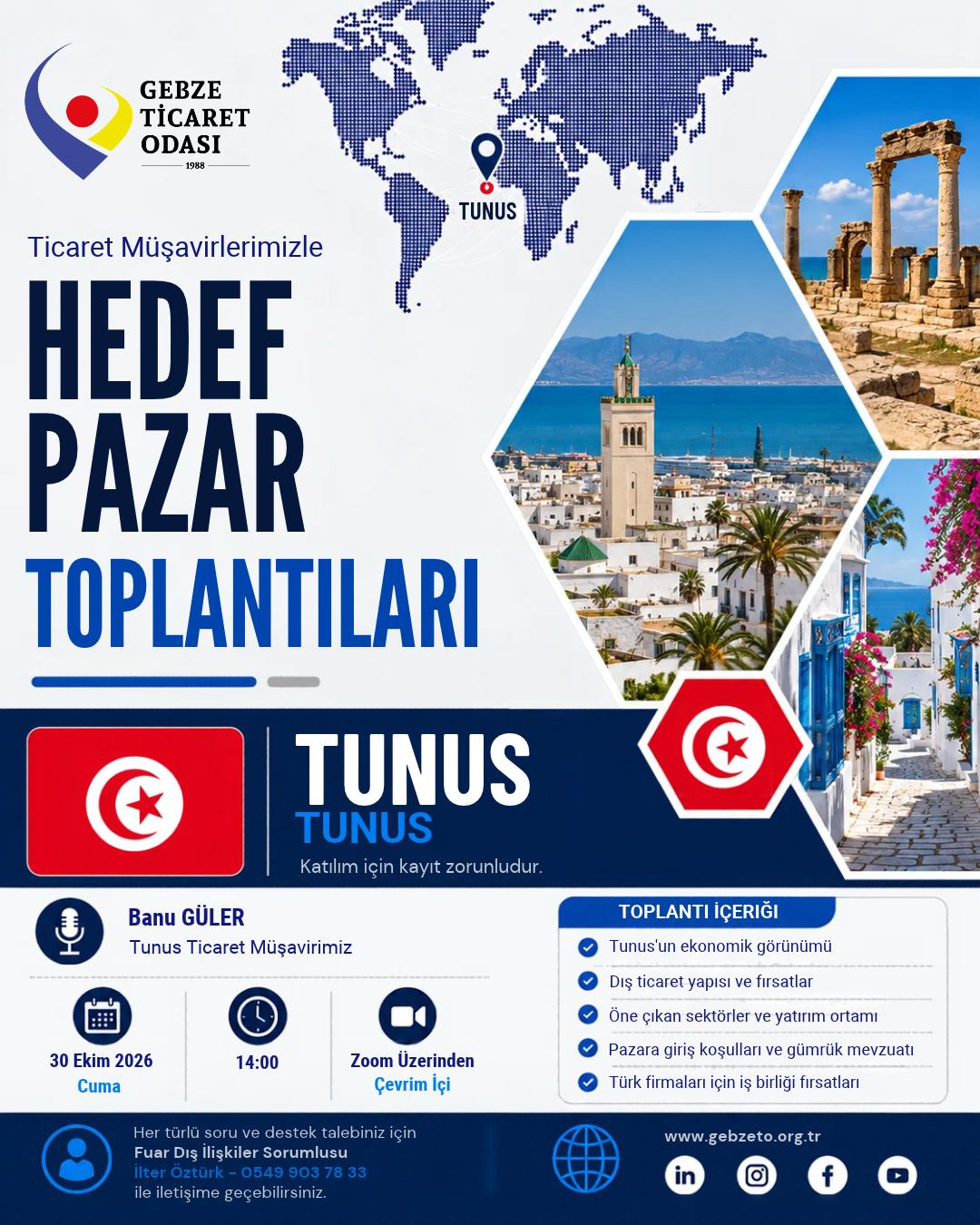Tunus Ülke Pazarı Bilgilendirme Toplantısı