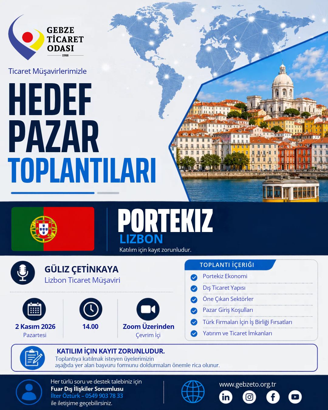Portekiz Ülke Pazarı Bilgilendirme Toplantısı