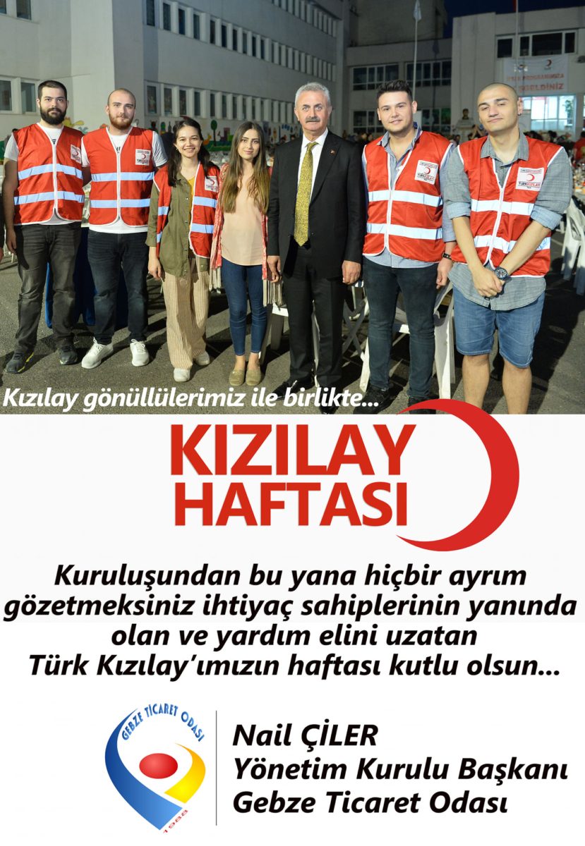 Yönetim Kurulu Başkanımızın Kızılay Haftası Mesajı