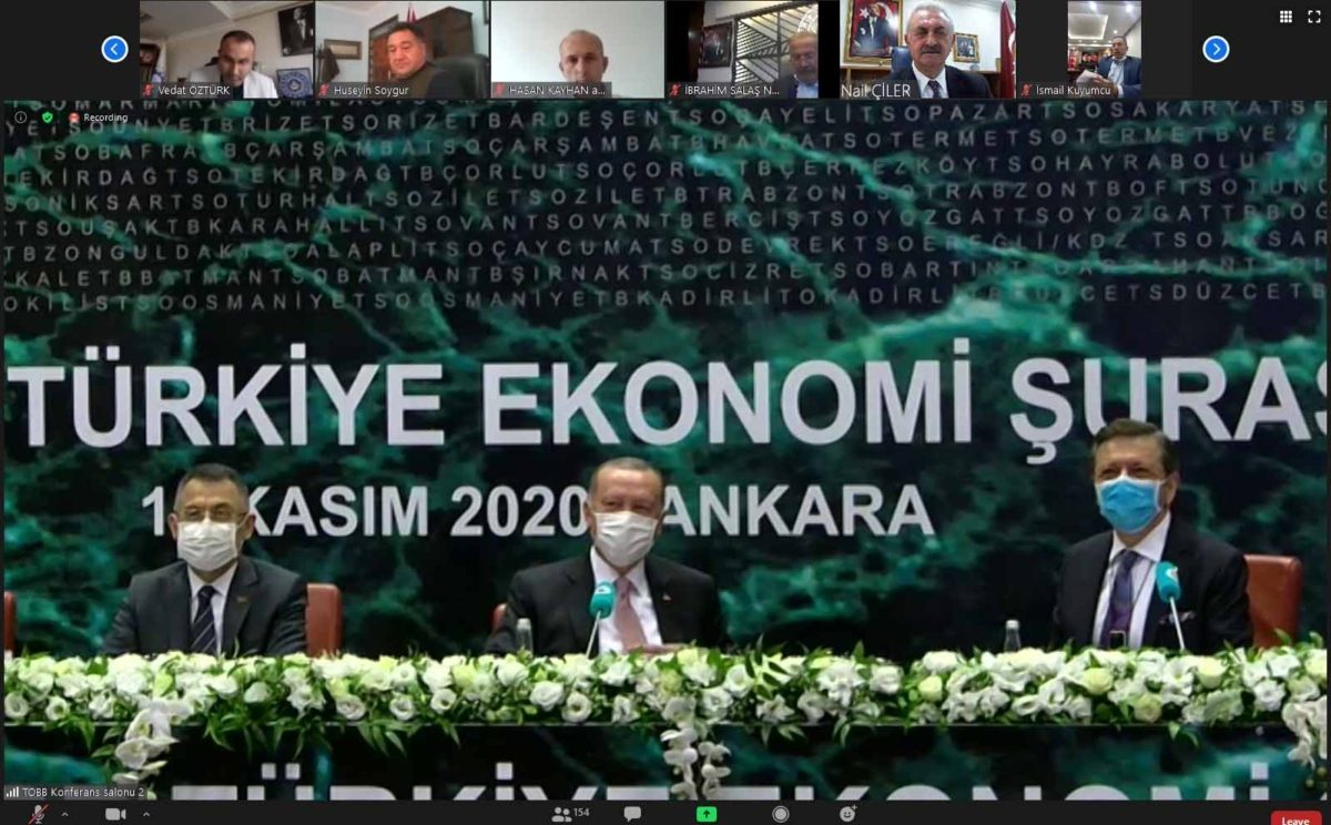 2020 TOBB Ekonomi Şura'sı Videokonferans ile Gerçekleşti