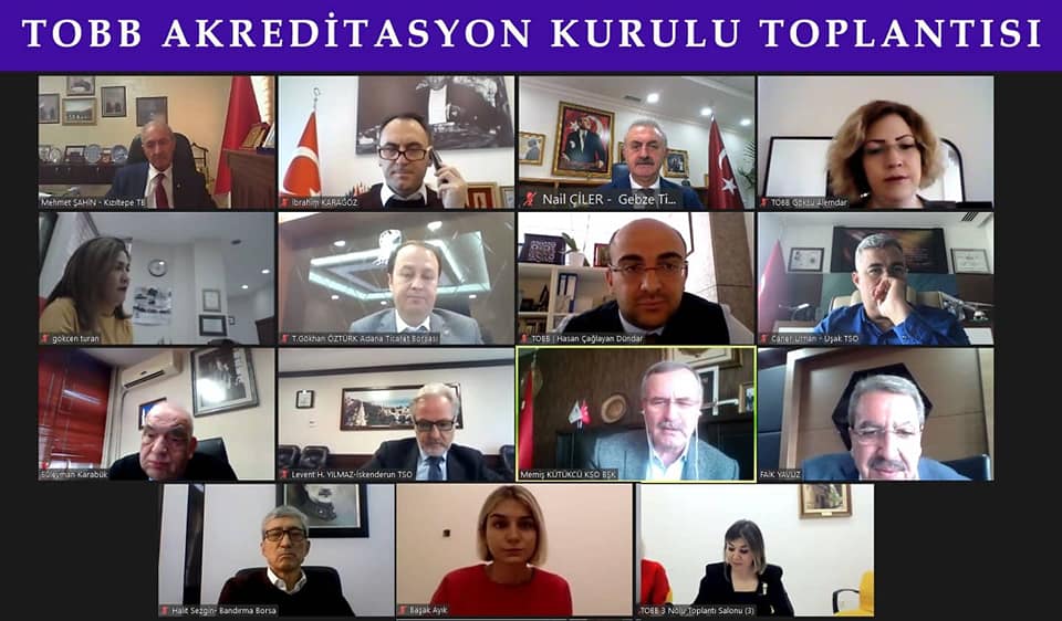 TOBB Akreditasyon Kurulu Toplantısı Gerçekleşti