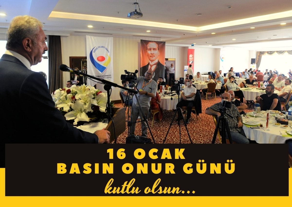 Yönetim Kurulu Başkanımız Nail Çiler'in 16 Ocak Basın Onur Günü Mesajı