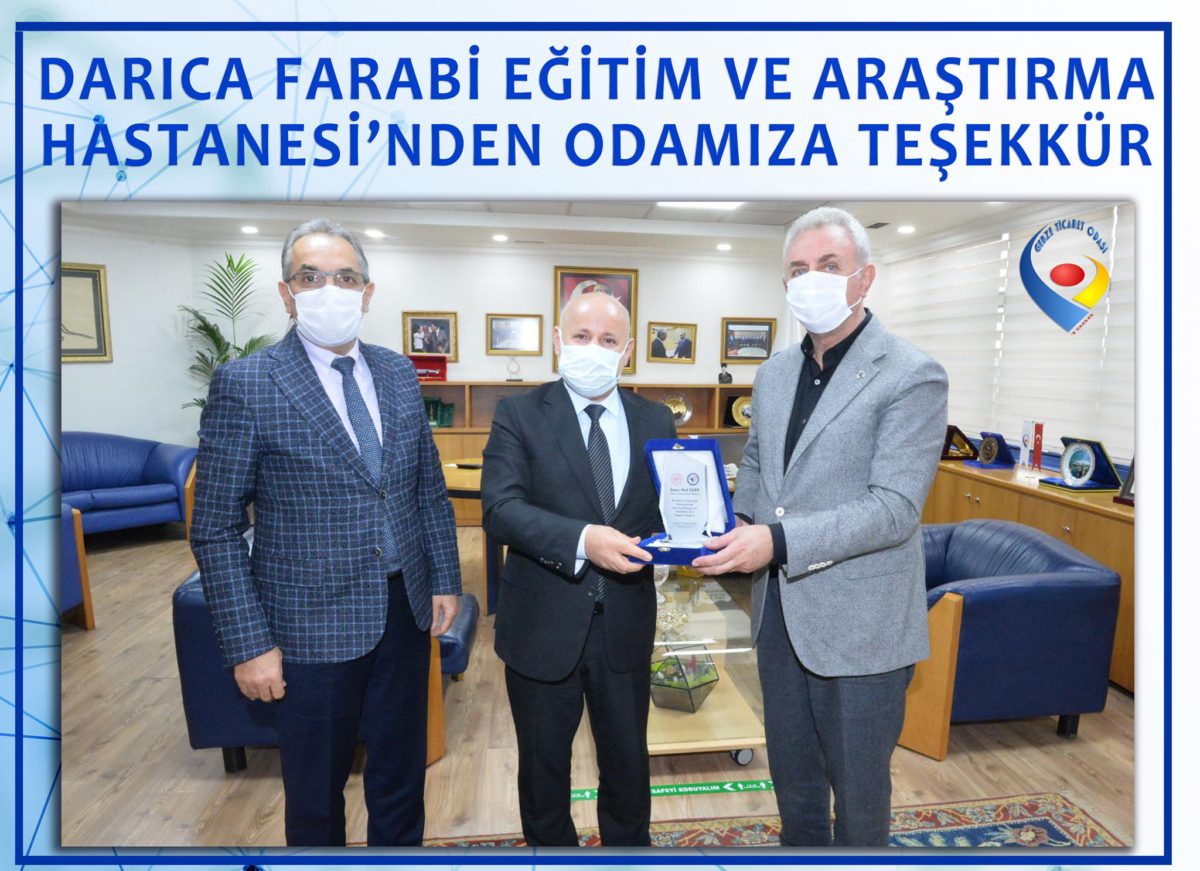 Başhekimimizden Odamıza Teşekkür Ziyareti