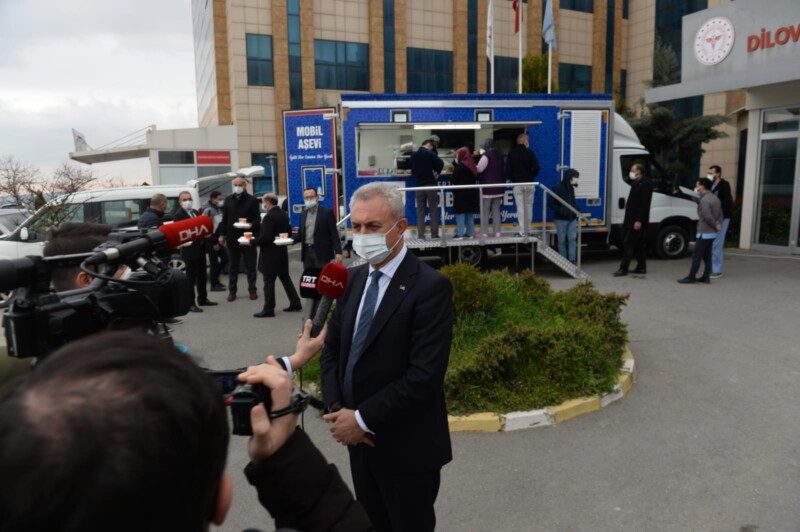 Dilovası Devlet Hastanesi Mobil Aşevi' mizin ilk durağı oldu
