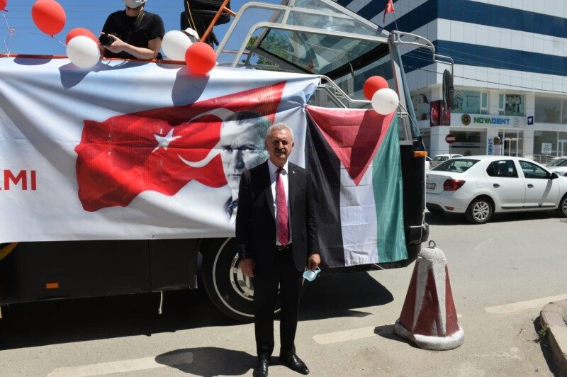 19 Mayıs Kutlama Otobüsümüzden Görüntüler