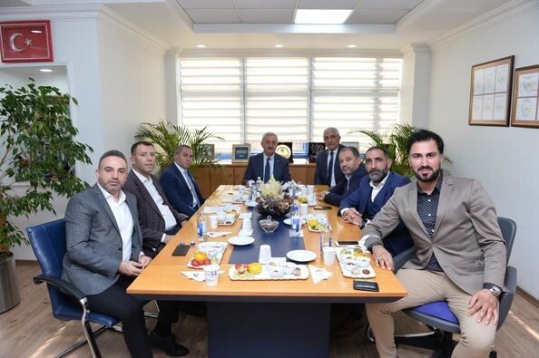 Gebze Şehirlerarası Otobüs Terminali  Heyeti Odamızı Ziyaret Etti