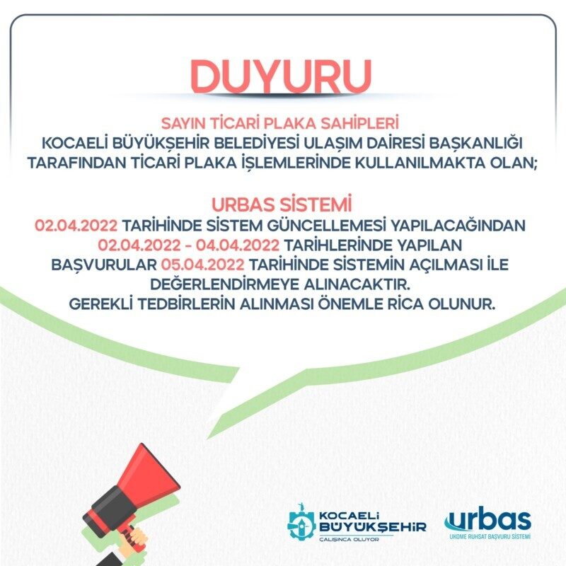 Ticari Plaka Sahipleri ile İlgili Önemli Duyuru