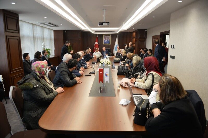 Deva Partisi Heyeti Odamızı Ziyaret Etti