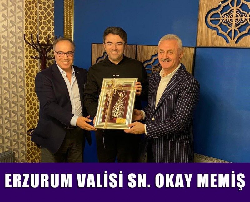 Erzurum Valisi' davetlisi olarak İftar programına katıldık