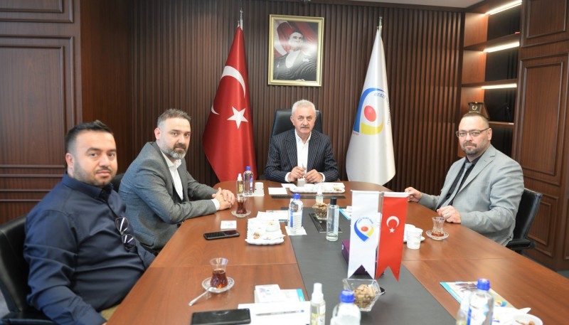 Darıca Esnaf ve Sanatkarlar Odası yeni dönem Başkanı Aşkın Çolak, yönetim kurulu üyeleri  Odamızı Ziyaret Etti