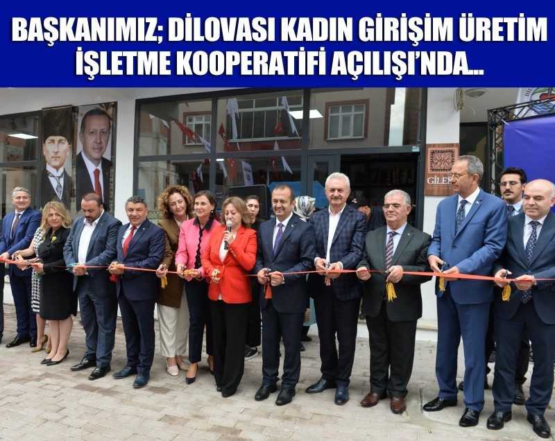 Dilovası Kadın Girişim Üretim İşletme Kooperatifi’nin açılışına katıldık