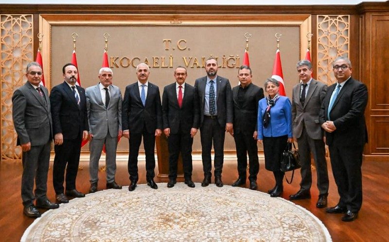 Kocaeli Valimiz Sn. Seddar Yavuz’u makamında ziyaret ettik.