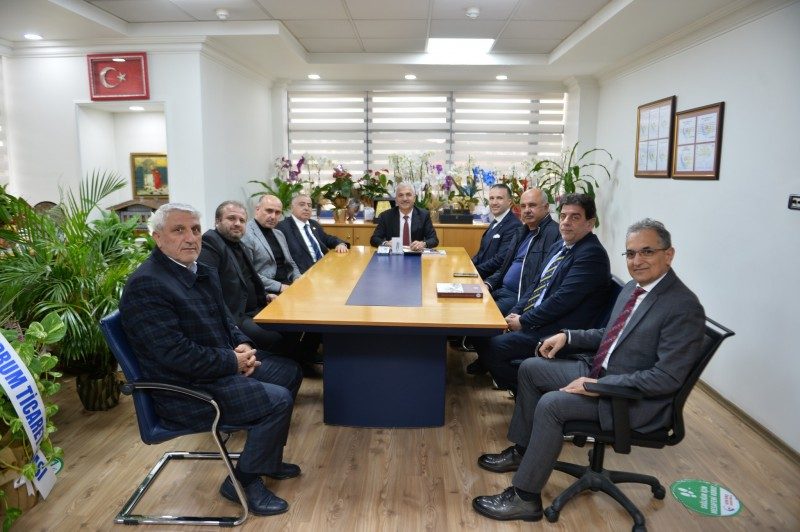 (İMEAK) Deniz Ticaret Odası Kocaeli Şubesi Başkanı ve Beraberindeki Heyet Odamızı Ziyaret Etti