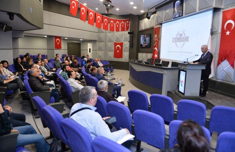 Eximbank'ın ihracatçılara Sunduğu Avantajlı Krediler ve İhracat Alacak Sigortası hakkındaki bilgilendirme toplantısını gerçekleştirdik.