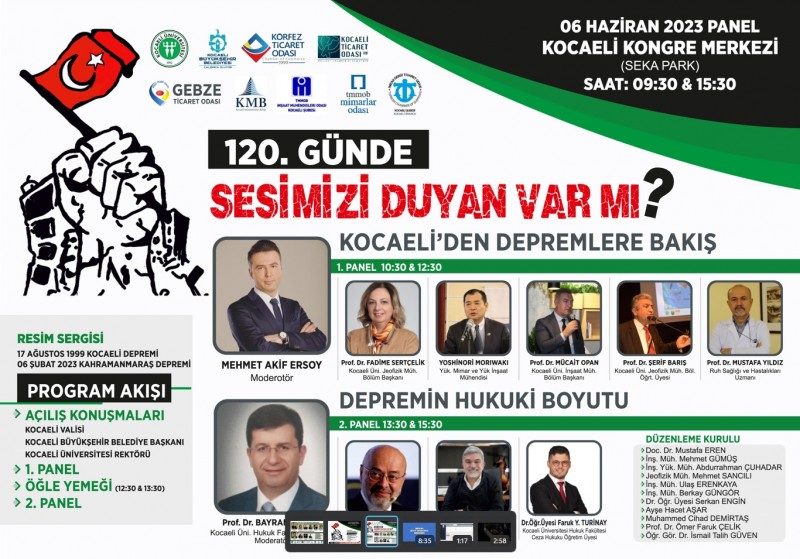KOCAELİ'DEN DEPREMLERE  BAKIŞ