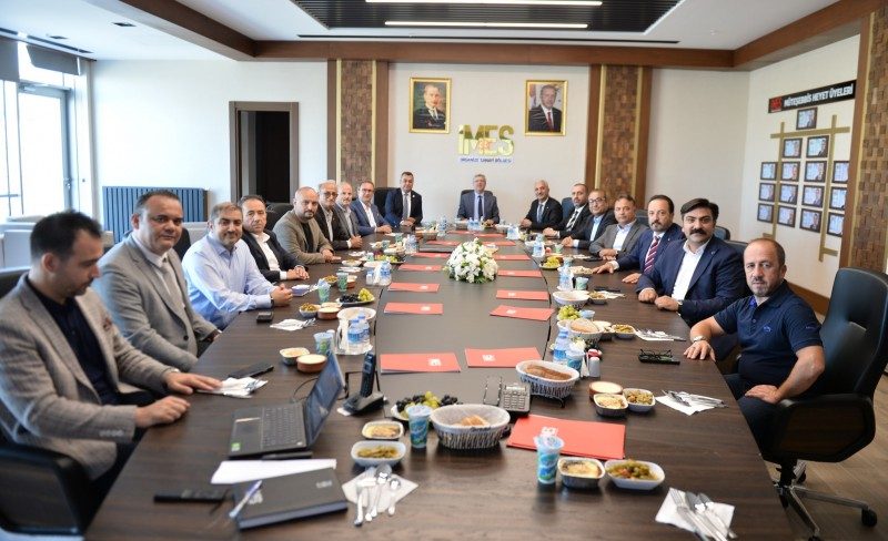 İMES Organize Sanayi Bölgesi Başkanı Sn. Ahmet Tokkan'ı ziyaret ettik