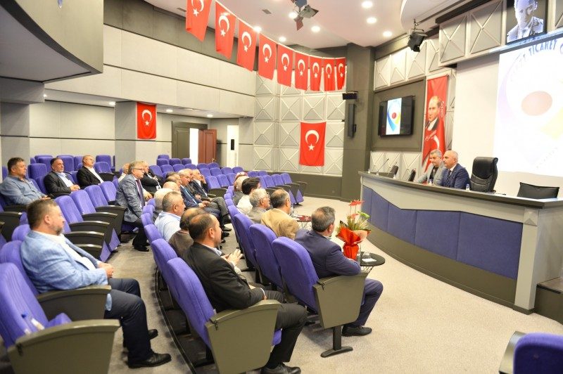Gebze Muhtarlar Derneği Başkanı Musa Uslu; Bölge Muhtarlarımız  Odamızı Ziyaret Etti