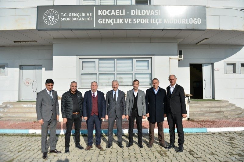 Dilovası Gençlik ve Spor Müdürü Murat Babaoğlu’na iadeyi ziyarette bulunduk