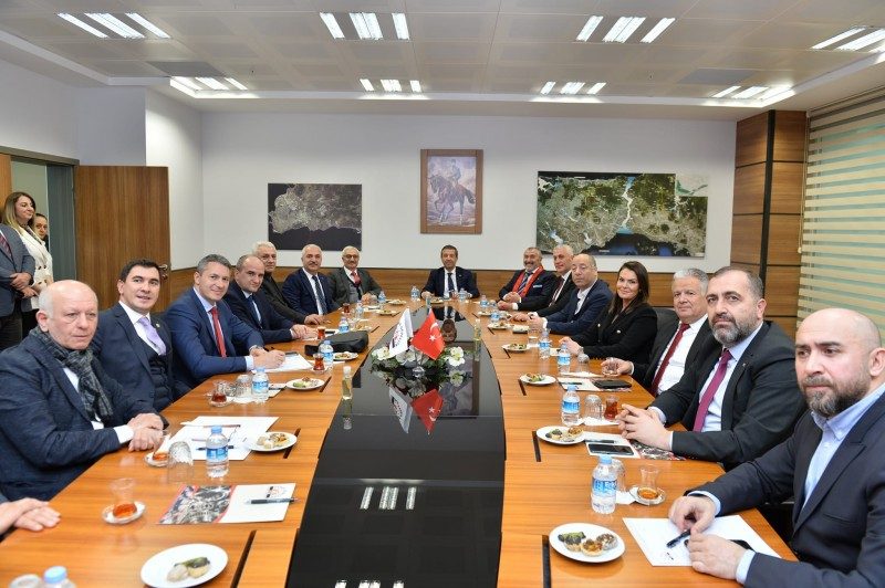Güzeller Organize Sanayi Bölgesinde, Kuzey Kıbrıs Türk Cumhuriyeti Heyeti ile Toplantı Gerçekleştirdik.