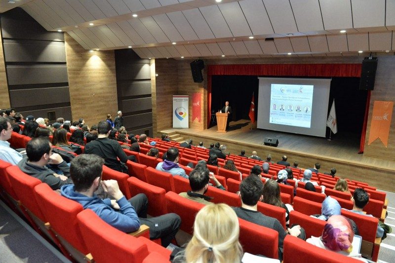 8. Meslek Komite Üyelerimizin organizasyonu ile GTÜ Konferans Salonu’nda düzenlenen "üniversite sanayi işbirliği" seminerine katıldık
