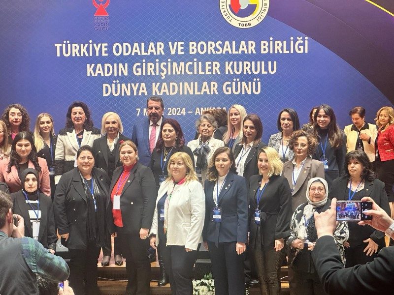 TOBB'DA DÜZENLENEN KADINLAR GÜNÜ ETKİNLİĞİNE KATILDIK