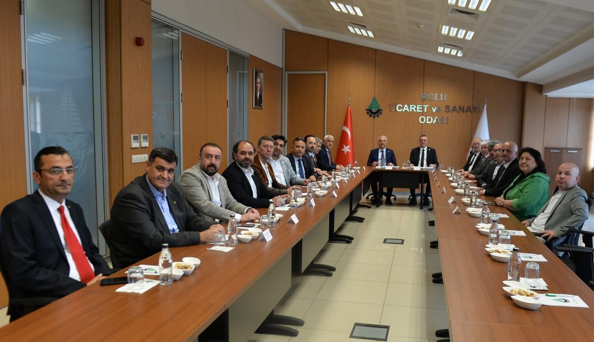 BOLU TİCARET VE SANAYİ ODASI YÖNETİMİ İLE MÜŞTEREK YÖNETİM KURULU TOPLANTISI GERÇEKLEŞTİRDİK