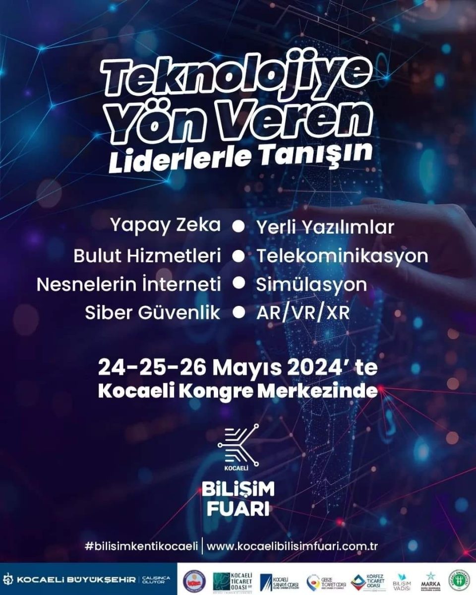 Kocaeli Bilişim Fuarı'na sayılı günler kaldı.  Hazır mısın?