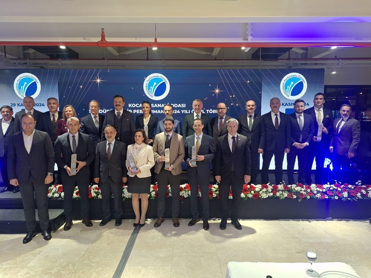 Kocaeli Sanayi Odası Sürdürülebilir Performans 2024 Yılı Ödül Törenine katıldık