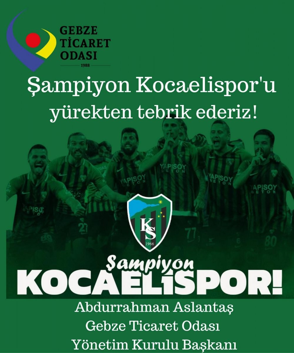 TEBRİKLER KOCAELİSPOR