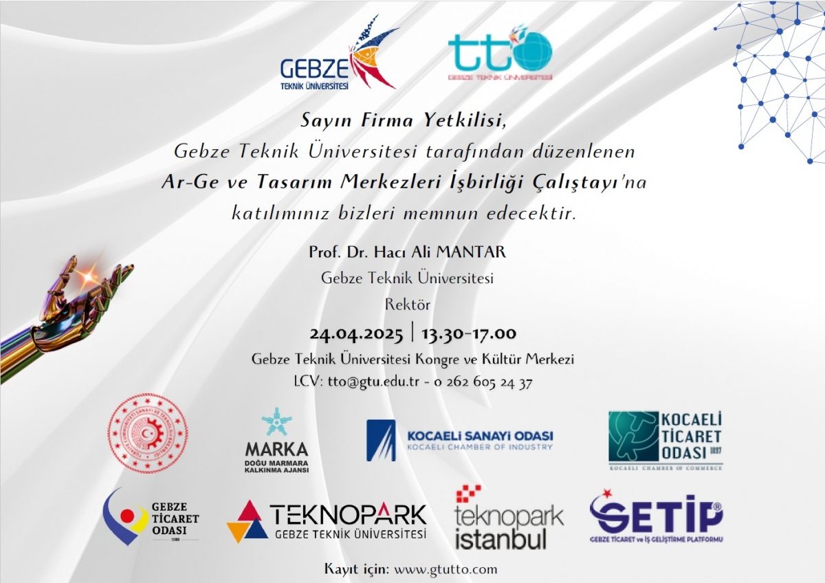 Paydaşı Olduğumuz, GTÜ TTO Yapay Zekâ, Ar-Ge ve Üniversite-Sanayi İş Birliği Çalıştayı Hakkında