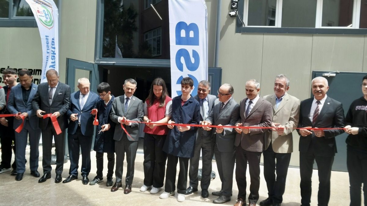 TOSB Hatice Bayraktar Mesleki ve Teknik Anadolu Lisesi Bakım Atölyesi Açılış Töreni