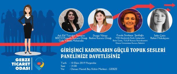 Girişimci Kadınların Güçlü Topuk Sesleri Panelimize Davetlisiniz
