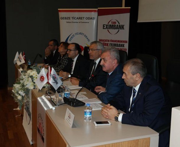 <div>Güzeller Organize Sanayi Bölgesinde gerçekleşen "İhracatın Finansmanında Türk Eximbank" konulu paneli</div>