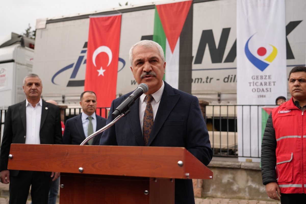 GEBZE TİCARET ODASI’NDAN GAZZE’YE İNSANİ YARDIM