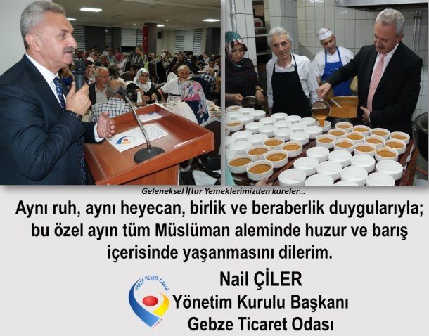 Başkanımız Nail Çiler in Ramazan Ayı Mesajı