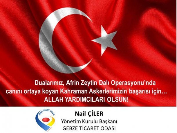 Dualarımız Afrin Zeytin Dalı Operasyonu na Katılan Kahraman Askerlerimizin Başarısı İçin...