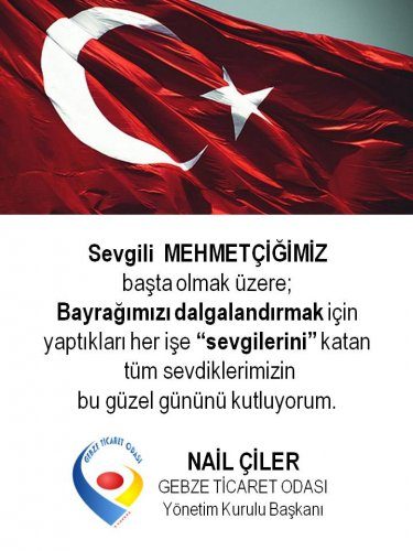 Yönetim Kurulu Başkanımız NAİL ÇİLER in, 14 Şubat Mesajı