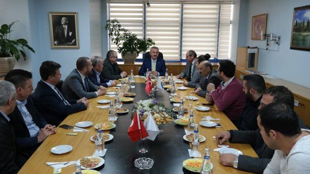 <div>Cumhuriyet Halk Partisi Gebze İlçe Başkanı Sn. Musa YILMAZ ve ilçe yönetimi, Başkanımız Sn. Nail ÇİLER'i ziyaret etti.</div>