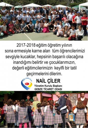 <div>Yönetim Kurulu Başkanımız NAİL ÇİLER' in Tatil Mesajı</div>