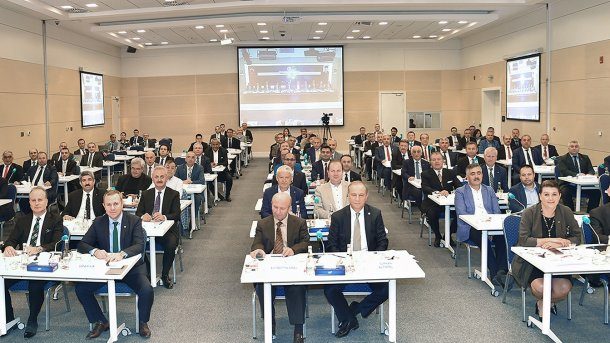 <div>Türkiye Odalar ve Borsalar Birliği' nin düzenlemiş olduğu"Marmara Bölgesi Oda Başkanları İstişare Toplantısı Yönetim Kurulu Başkanımız Nail ÇİLER in katılımı ile gerçekleşti.</div>