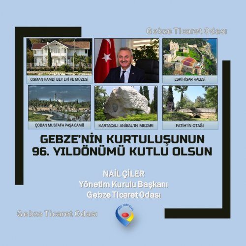 <div>12 EKİM GEBZE'NİN KURTULUŞU MESAJI</div>