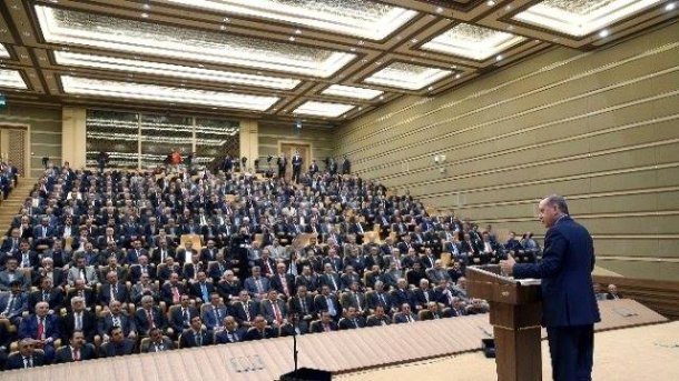 Başkanımız, Cumhurbaşkanımızın yerli otomobilimizi üretecek girişimci grubu açıkladığı toplantıya katıldı.