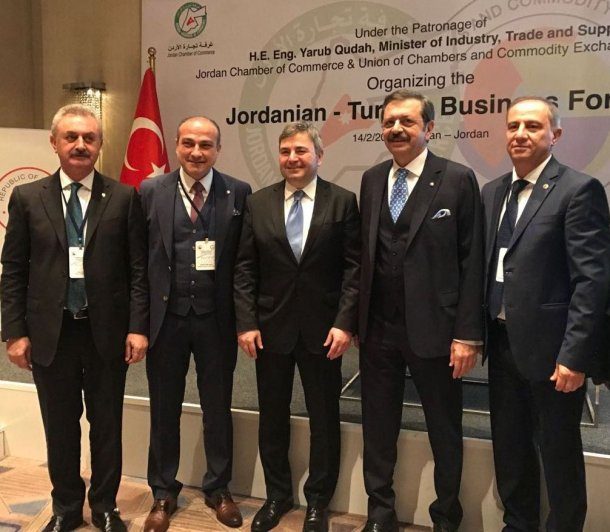 GTO Başkanı NAİL ÇİLER, TOBB Heyeti İle ÜRDÜN de