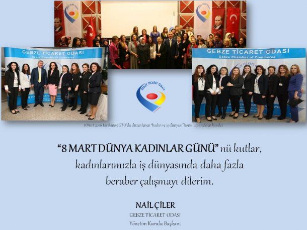 Yönetim Kurulu Başkanımız NAİL ÇİLER 8 MART DÜNYA KADINLAR GÜNÜ nü Bir Açıklama Yaparak Kutladı