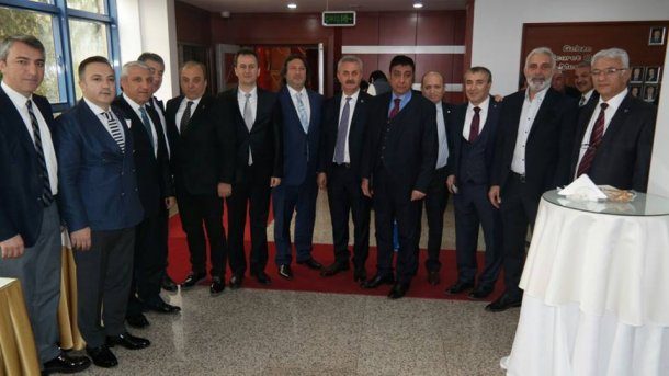 <div>Medine Ticaret ve Sanayi Odası Başkanı öncülüğündeki Suudi Arabistan Heyeti'nin Odamıza ziyareti.</div>
