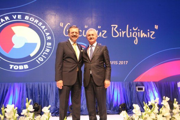 Başkanımız, TOBB 73. Genel Kurulu nda Birlik Başkanımız Sn. M.Rifat Hisarcıklıoğlu ve TOBB Yönetimi İle Biraraya Geldi.