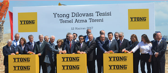 <div>Başkanımız, Ytong fabrikasının Dilovası'ndaki Temel Atma Törenine Katıldı</div>